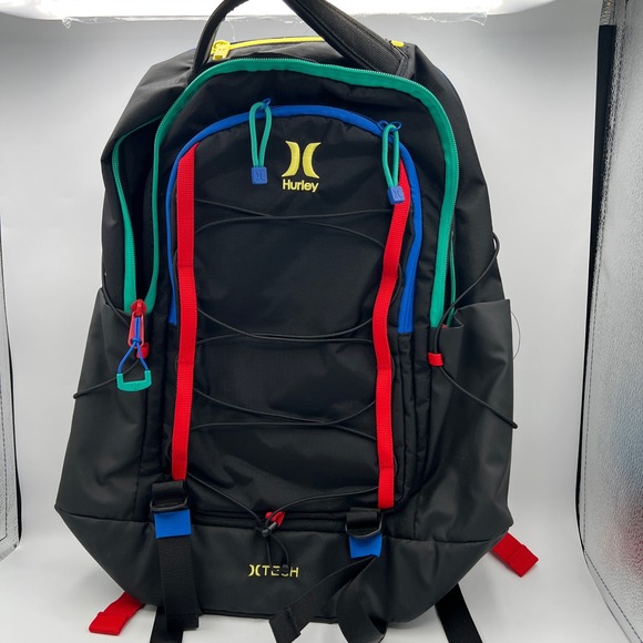 Hurley Other - Hurley Terrain Backpack Black Multi Laptop Bag Tech NEW